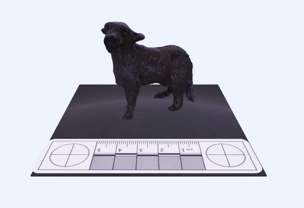 Bronzener Hund